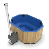 HotTub Badefass mit GFK-Einsatz für 6 Personen | 2,40×1,80