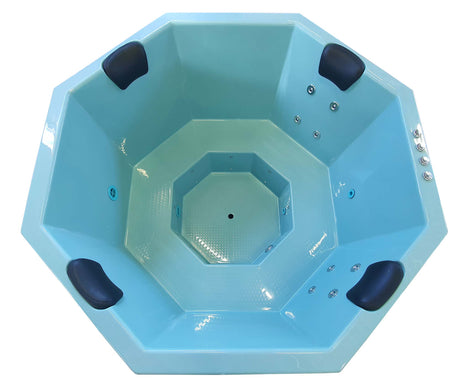 HotTub GFK Einbau-Badefass für 6 Personen | 1,80×1,80