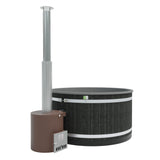 Kirami Annex Family L | Badefassset mit Holzofen | 200 cm / 42 kW