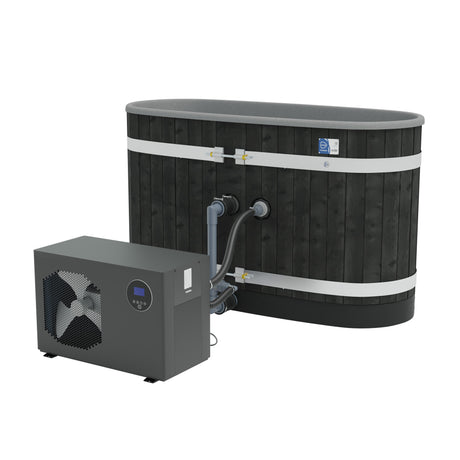 Kirami Annex Tiny S Dual | Badefassset mit Elektroofen | 170 cm / 5 kW