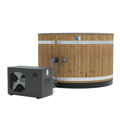 Kirami Breezy M Dual | Badefassset mit Elektroofen | 170 cm / 5 kW