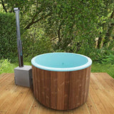 HotTub Badefass mit GFK-Einsatz für 4 Personen | Ø 1,8m