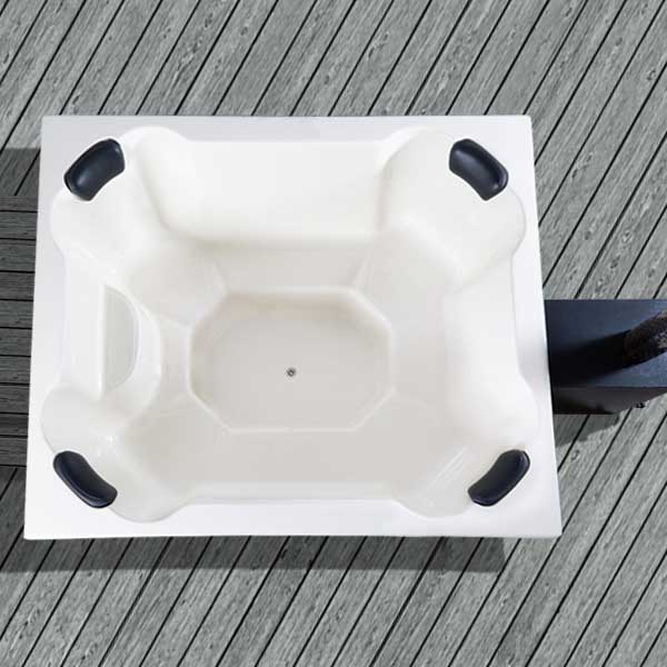 HotTub Badefass mit GFK-Einsatz für 8 Personen | 2×1,7