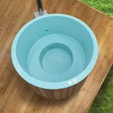 HotTub Badefass mit GFK-Einsatz für 4 Personen | Ø 1,8m