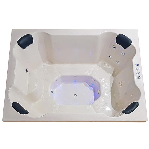 HotTub Badefass mit GFK-Einsatz für 8 Personen | 2×1,7